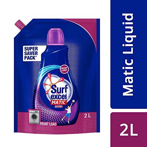Surf Excel Surf Excel Easy Wash Detergent Powder, 5 Kg (SUGY100) & Matic Front Load Liquid Detergent 2 L Refill - Super Saver Offer Pack