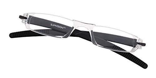 Zoom Eyeworks Dr. Dean Edell Slim Vision, Black, 2.50, 0.200 Ounce