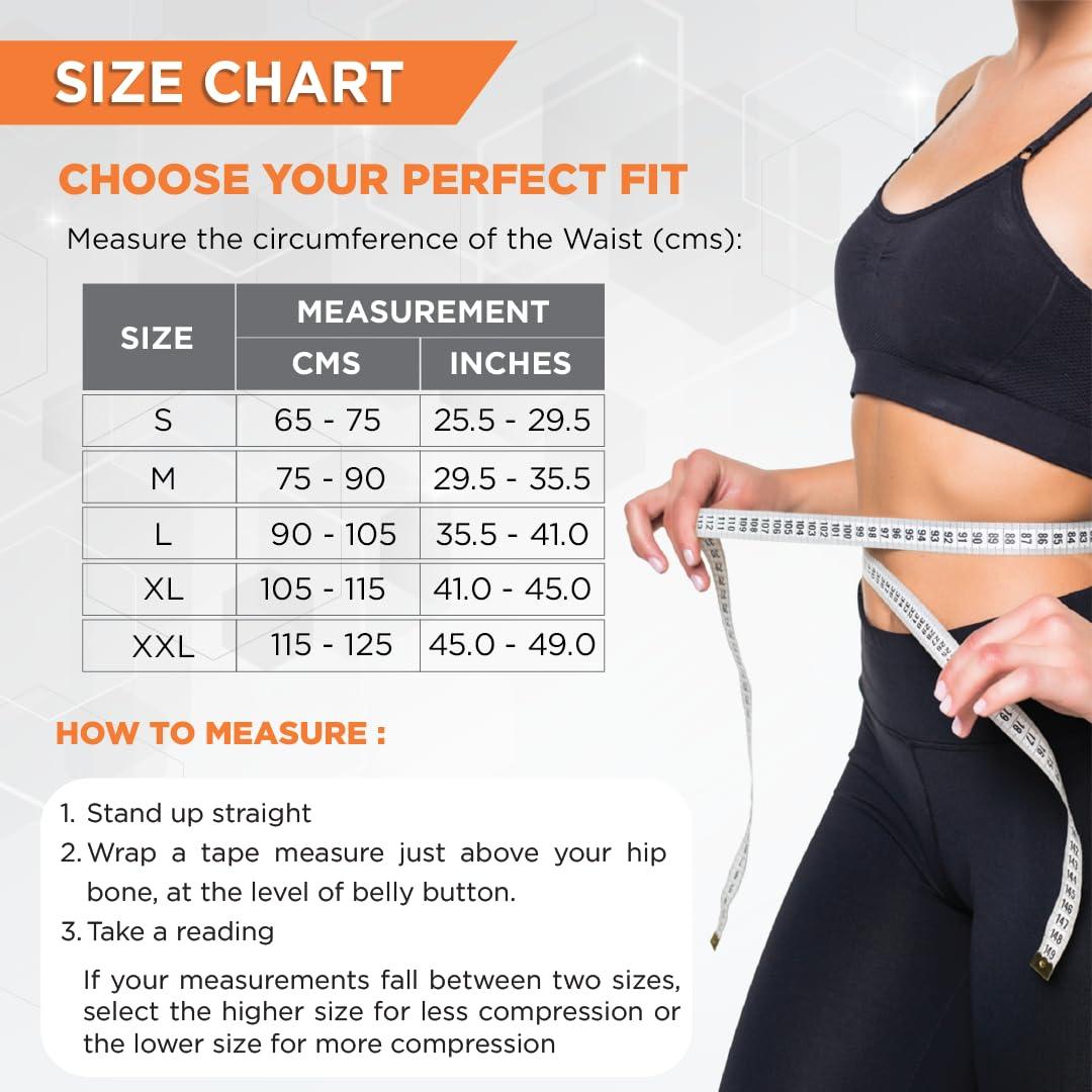 Vissco Vissco Lumbocare (Lumbo Sacral Belt), Back Support Belt for the Spine & Relieves Pain, Lower Back Brace Support, Back Pain Relief, Can be used for Slip disc - Large (Grey)