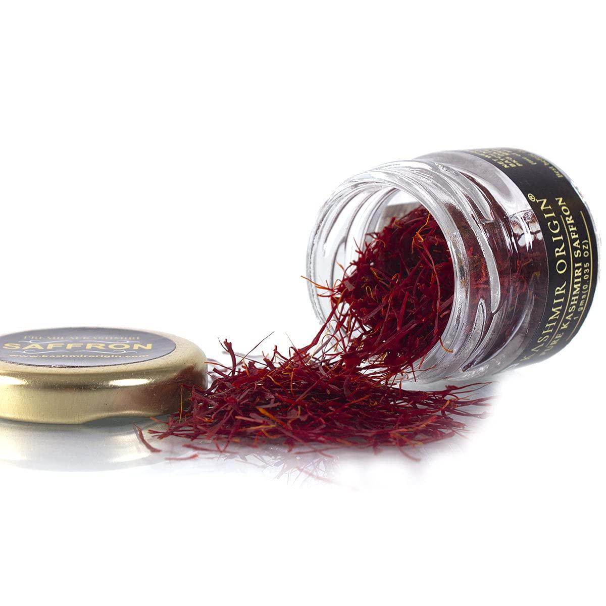 Kashmir Origin Honey Saffron: Nature's Finest Collection Basket