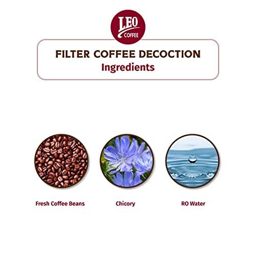 LEO COFFEE Leo Coffee Filter Coffee Decoction, 80:20 Coffee:Chicory Mix, 200ml (200ml)