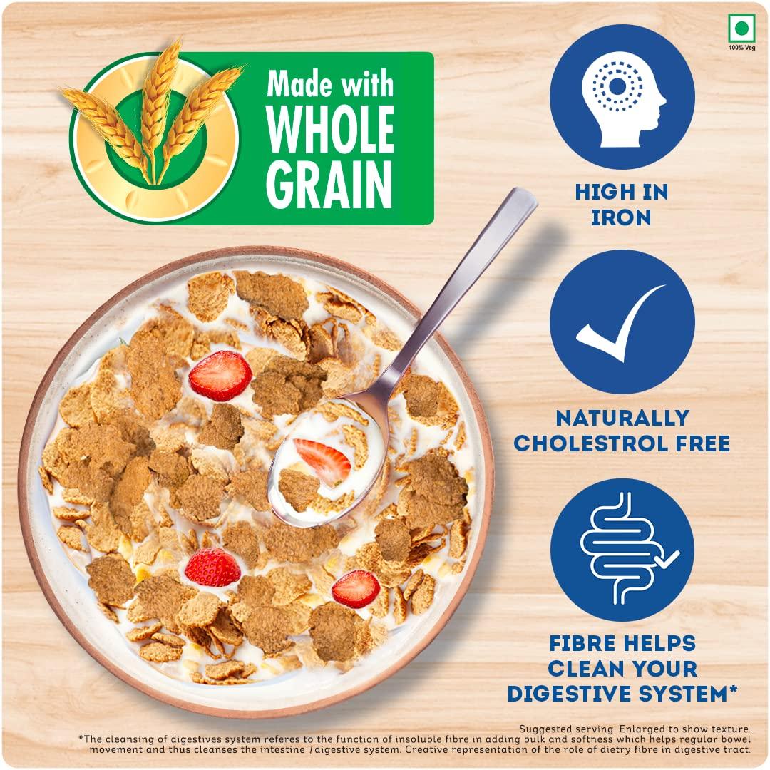 Kellogg\'s Kellogg\'s Corn Flakes Original, High in Iron, High in B Group Vitamins, Breakfast Cereals, 475g Pack & All Bran Wheat Flakes, 440g