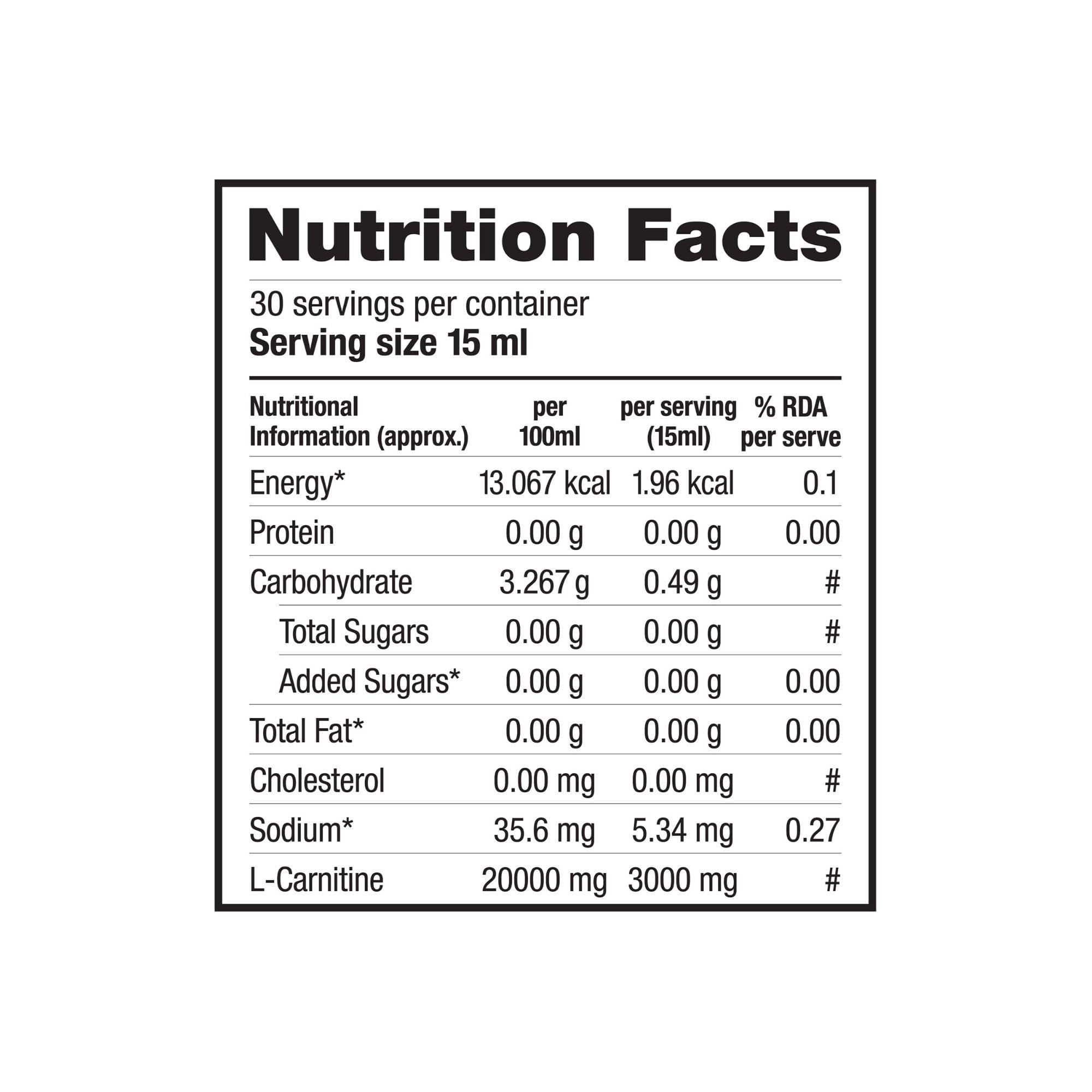 Labrada Labrada L-Carnitine 450ml |3000mg Liquid Amino Acid with 0g Sugar (30 Servings, Sweet Orange)