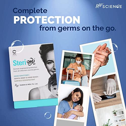 RW RW Steri 360 [Sterillium Gel™ Sanitiser + SteriSkin™ Hand & Body Wash + SteriSmart™ Surface Disinfectant] 100ML