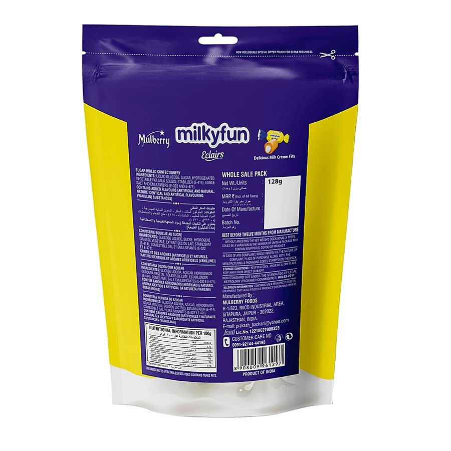 Mulberry Mulberry Toffee Combo | CN Coconut Secret, Milkyfun Eclairs, Chocolaty Eclairs, Coffy Toffy Standy Zipper Pouch Combo Pack | 536g