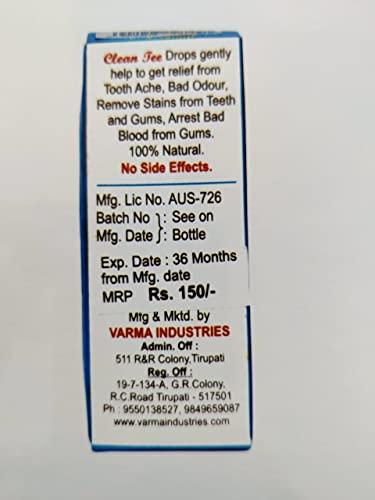 Clean Tee Clean Tee Cleaning Oil Reduces Toothache