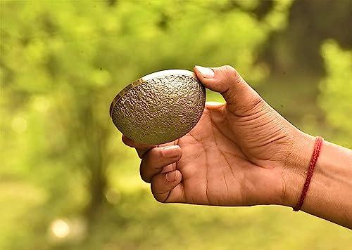 HEALTHANDWEALTH HEALTHANDWEALTH Kansa Vatki Foot Massager Relax And Rejuvenate With Ayurvedic Healing For Tired Feet And Deep Relaxation