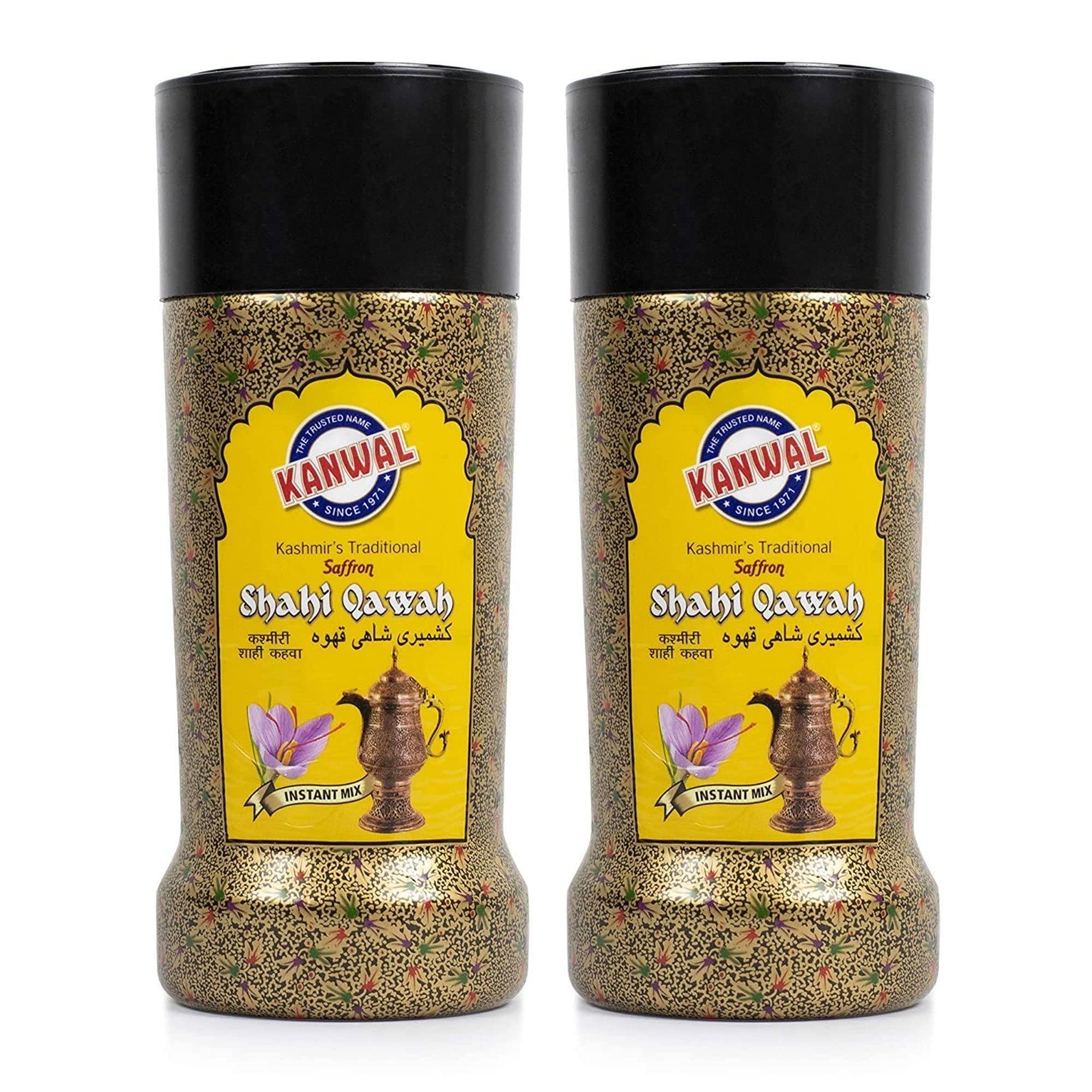 Kanwal Kanwal Shahi Qawah(Kahwa) Green Tea Powder,Pack Of 2(300Gmx2) Combo