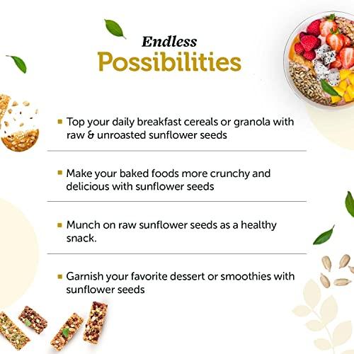 Neuherbs Neuherbs Raw Sunflower Seeds for Eating, Rich in Protein and Fiber : 200 G Pack of 2