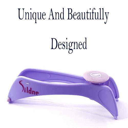 N Series N Series Slique Eyebrow Face and Body Hair Threading and Hair Removal System Machine Kit Spring Tool Tweezers Epilators Slidne Face And Body Hair Threading System For Women Multipurpose Use