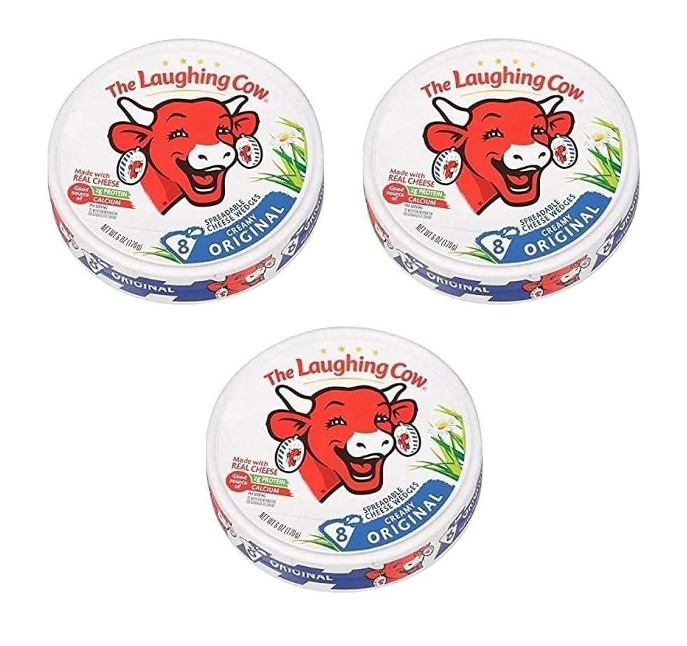 Generic Laughing Cow Original Cheese Triangle Portion Delicious Each 120gm (Pack Of 3) Imported