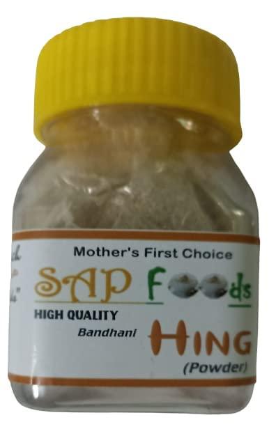 ENTERPRISES Sap Foods Asafoetida Hing Jar (25gx2=50g) - Strongest Compounded Pure Hing Powder (Pack 2)