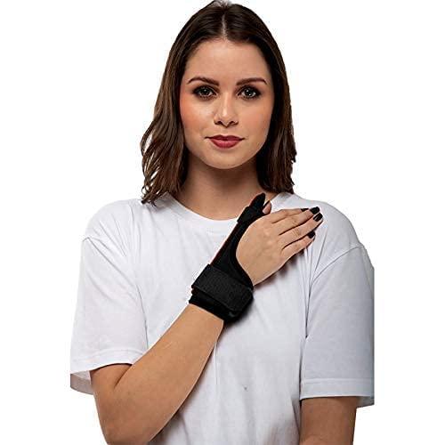Sheetal Traders Sheetal Traders Thumb Brace Spica Splint Support - Neoprene Reversible Thumb Stabilizer for Pain, Sprains, Strains, Arthritis,Tendonitis, Carpal Tunnel,L