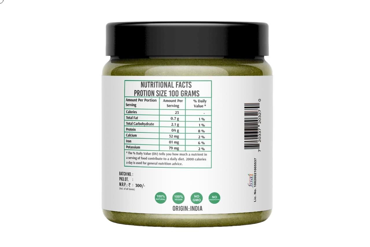 OKRAA OKRAA Alfalfa Powder - 50 GM/Immunity Booster/Antioxidants/Vitamins (Supper Food)