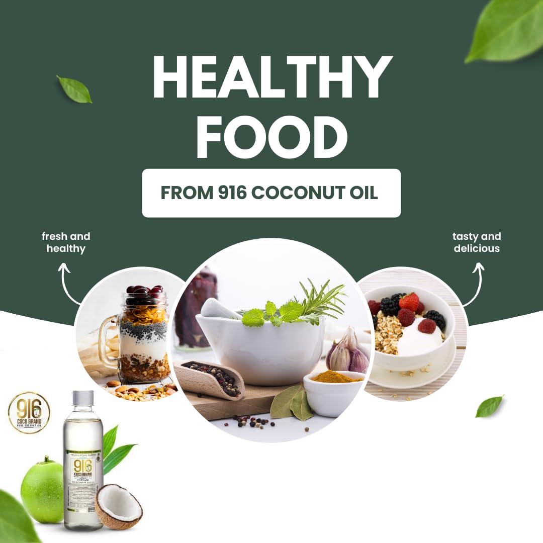 CHETTIYAKUNNEL OIL INDUSTRIES AND EXPORTS Chettiyakunnel 916 Coco brand Coconut oil | 100% A1 Grade Chemical free Coconut | Hair Care | Baby Massage | Daily Cooking | Skin Care | From Makers of Chettiyakunnel Kerala (500ML)