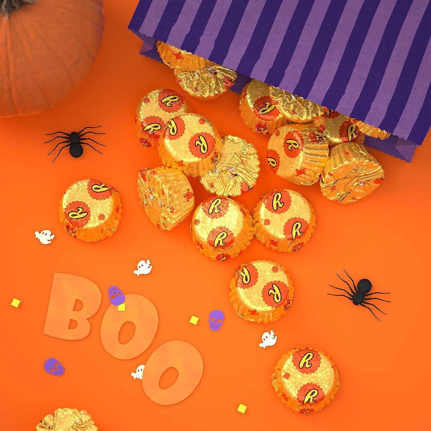 Generic Hershey\'s Reese\'s Miniature Cups Milk Chocolate & Peanut Butter Share Pack, Orange (Imported) - 297 Gm