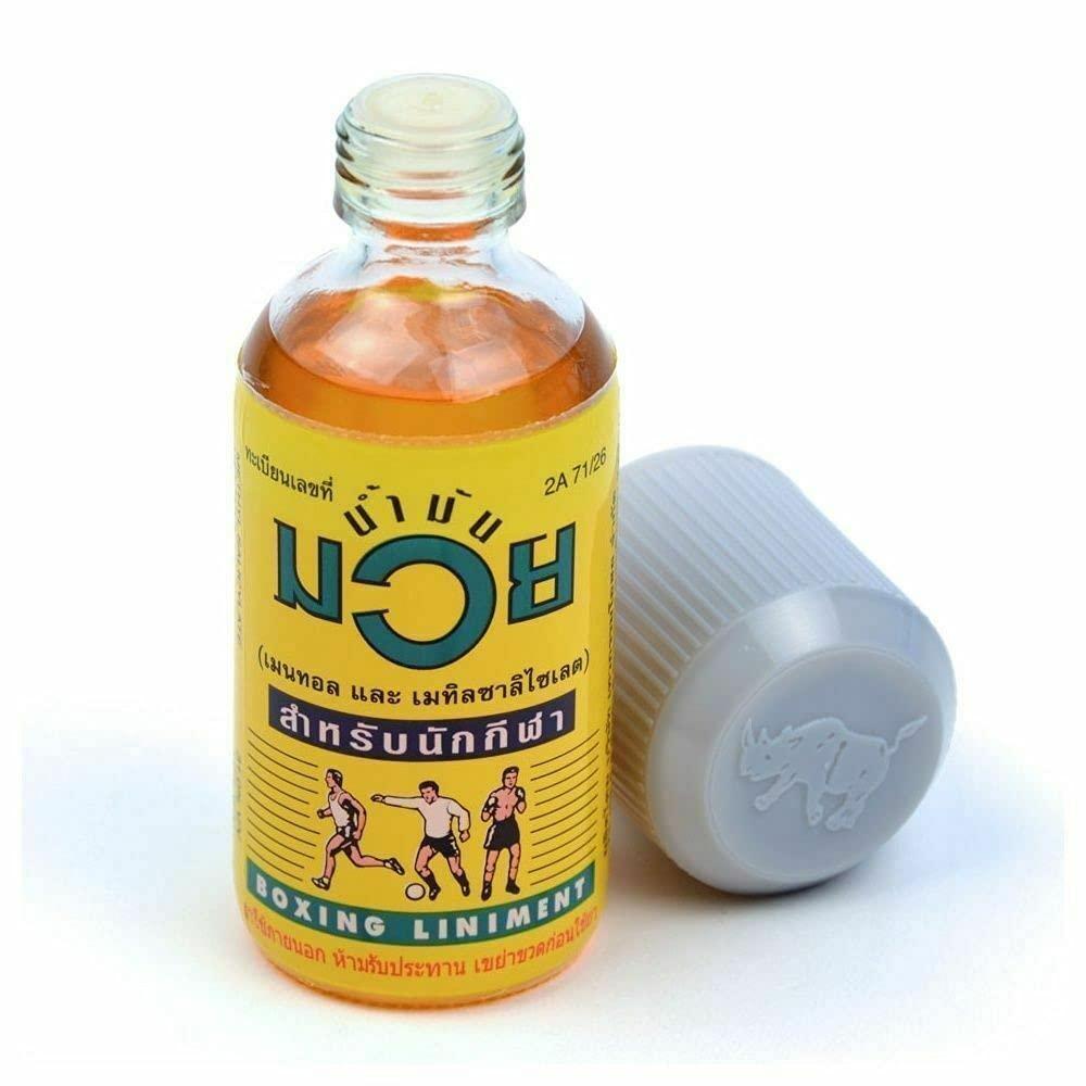Namman Namman Muay Thai Boxing Oil Liniment Muscular Pain 120cc Bottle