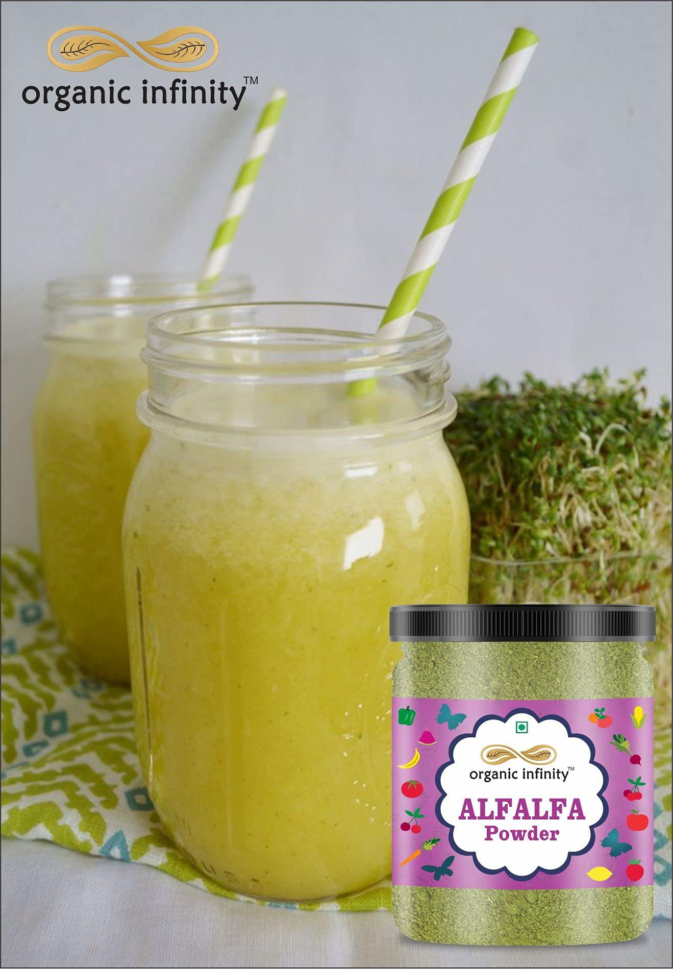 Organic Infinity Organic Infinity Alfalfa Grass Powder - 100 GM By Organic Infinity