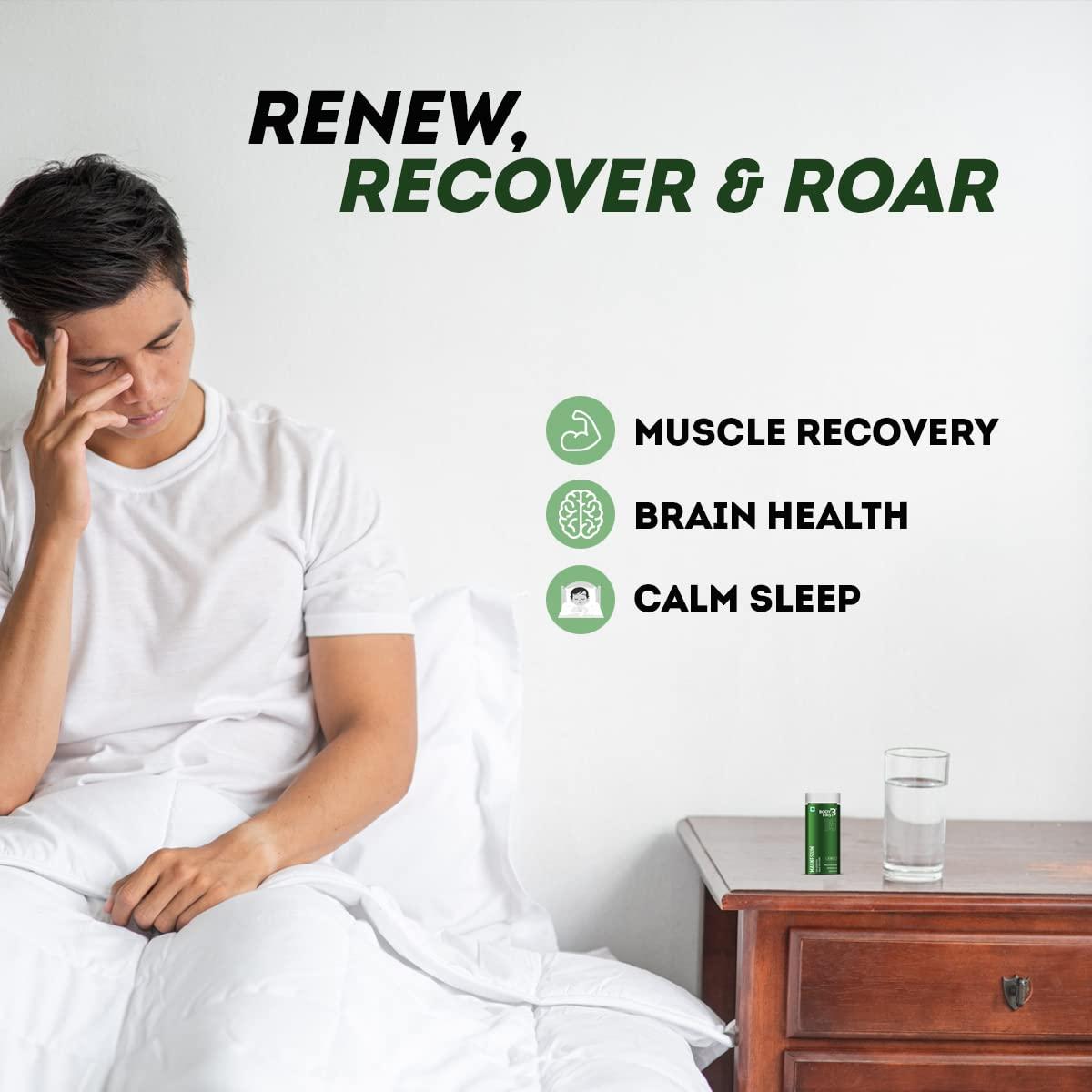 Body First Body First Aquamin Magnesium - Supports Energy & Enzyme Production, Bone Health, Muscle Soreness & Cramps, Relax Calm Sleep & Recovery, 60 Veg Tablets