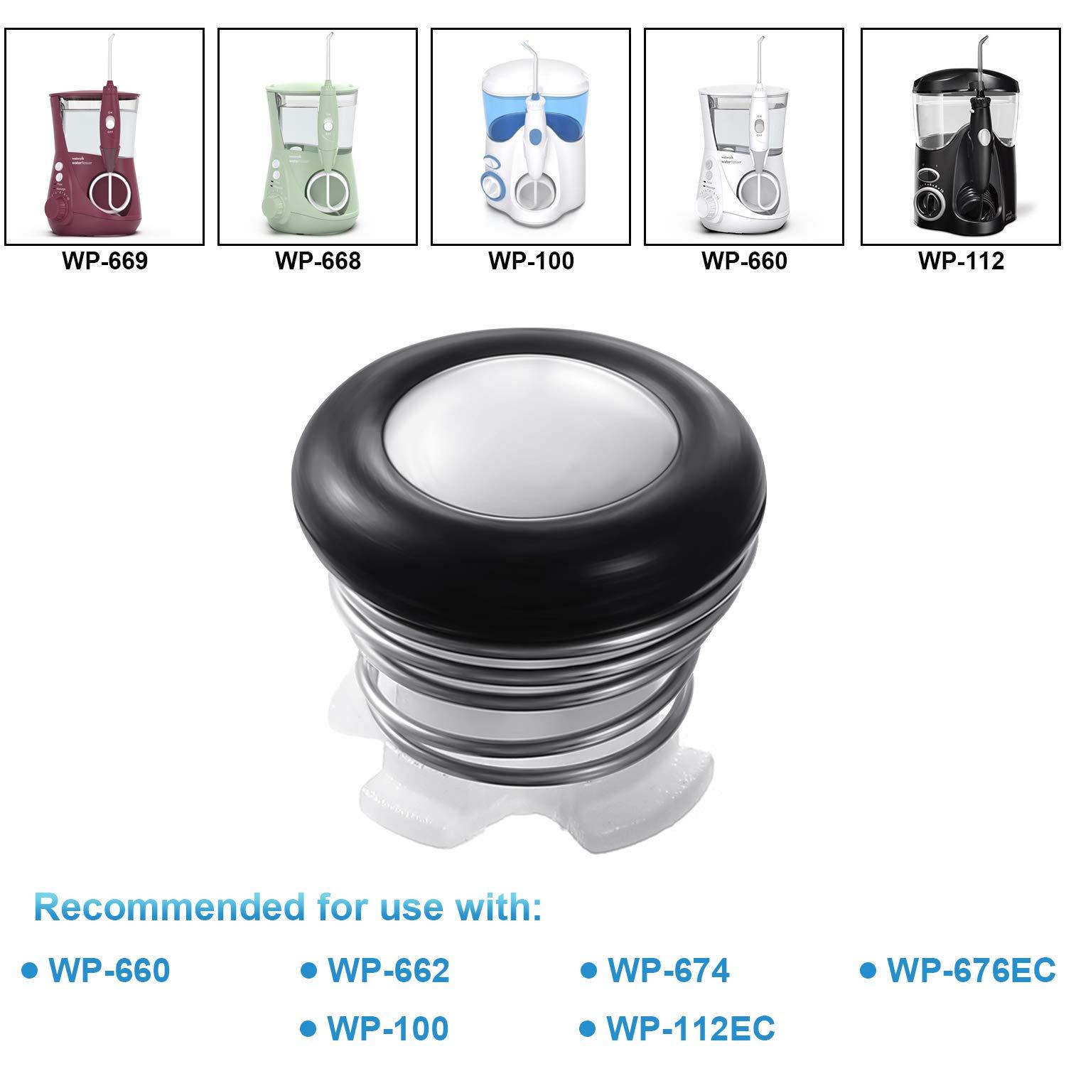 BBTO 10 Pieces Replacement Part Reservoir Tank Valve Rubber Gasket for Water Flossers, Washer Reservoir Plug Compatible With Waterpik WP100, WP900, WP112, WP250, WP300, Ultra, Nano, Traveler, VAVA, H2o