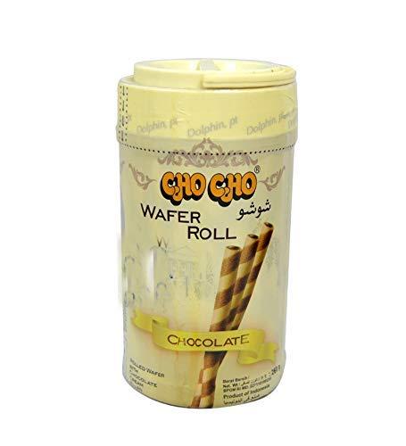 Cho Cho Cho Cho Wafer Rolls Chocolate Flavor, 260 Grams