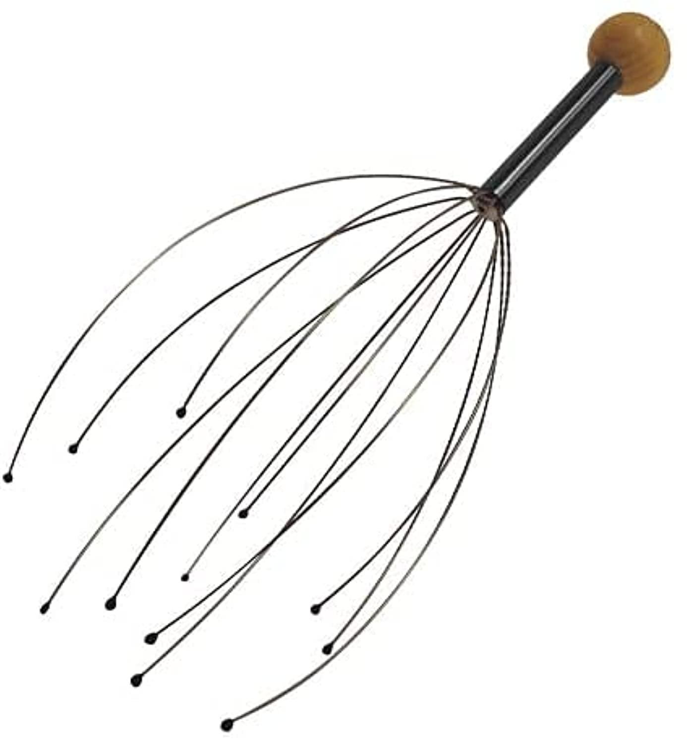 ACCORD COLLECTION ACCORD COLLECTION Acupressure Bokoma Hand Held Manual Scalp Head Massager for Pain Relief Head Scalp Massager (No Batteries Required)