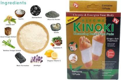 kiyome kinoki KIYOME KINOKI Adhesive Body and Foot Patch to Detox||Organic Natural ingredients|Cleansing Detox Foot Pads Toxins Stress Relief||30 Relief toxin Foot Pads And 30 Adhesive Sheets|| pack of 3 box ||