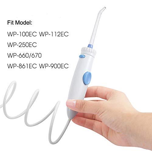 LEZHISNUG Replacement Handle/Hose for Oral Hygiene Accessories Standard Water Hose Plastic Handle fit Waterpik Oral Irrigator Wp-100 Wp-450 Wp-660 Wp-900 Oral irrigator/Ultra Waterfront