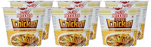 Nissin Cup Noodles Nissin Cup Noodles, Spiced Chicken, 55g (Pack of 6)
