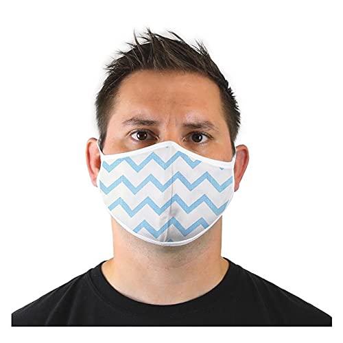 Linenaffairs Pure Muslin Cloth Mask Washable Fabric Reusable Light Weight & Comfortable Multi Printed 4 layer Men and Women (Assorted Designs, Pack of 50)