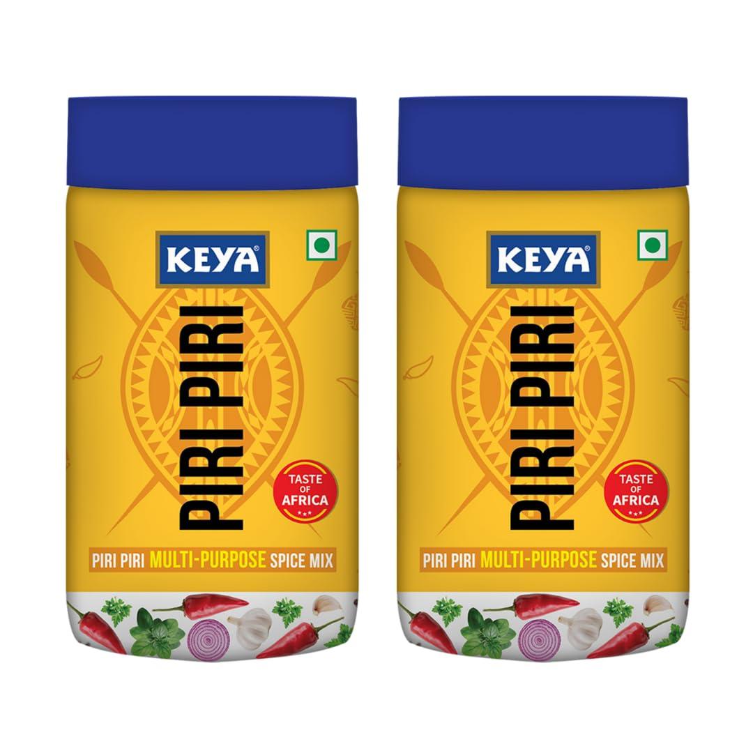 KEYA Keya Piri Piri | Exotic Spices Mix 80gm, Pack 2