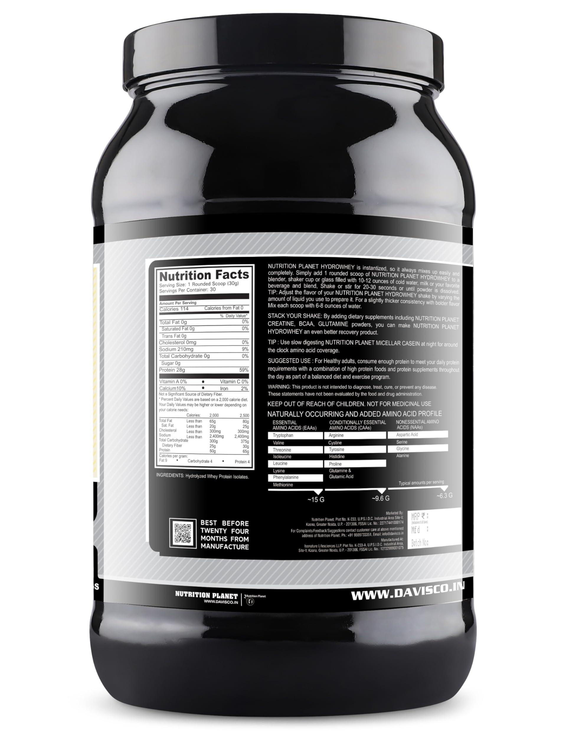 Nutrition Planet Nutrition Planet Hydro Whey Protein - Unflavored - 2 lbs