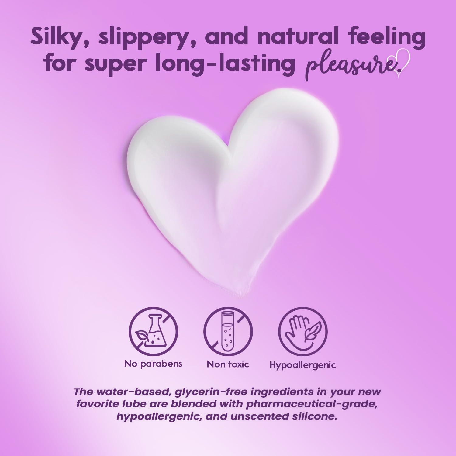 Sliquid Sliquid Silk Hybrid Lube Glycerine and Paraben Free Bottle, 4 oz/118 ml