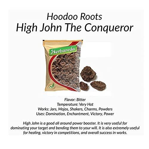 LEANBEING LEANBEING Herbaveda- High John Conqueror Root 100g | Whole | Jalapa Root | High John Root Incense | Boosts Stamina