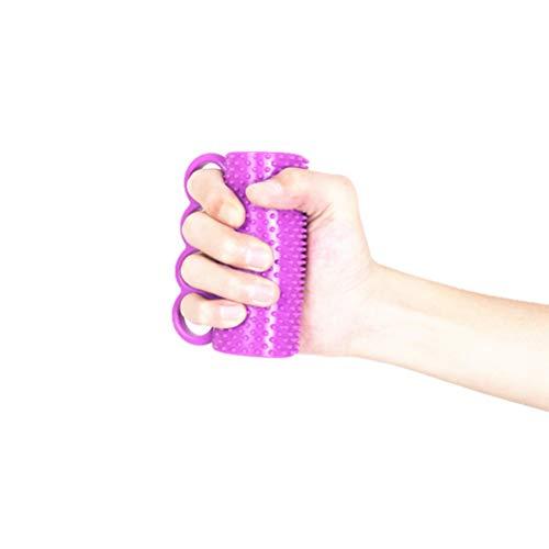 HEALLILY 1pc Silicone Grip Ring Hand- Muscle Developer Finger Grip Ball Strength Trainer Fitness Wrist Trainer