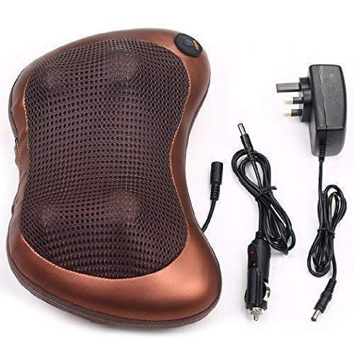 AASTIK AASTIK Pillow Massager Car Seat Electric For Body Pain Relief neck massager cushion seat stress pain relief relax massage Car or Electronic Massage Pillow Massager 8 Ball Neck Shoulder (Brown)