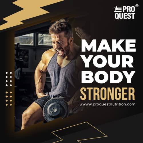 Proquest ProQuest Nutrition high Mass Protein amino acids mix with probiotic health supplement for Men & Women, Vegetarian | Milk Chocolate, 1 kg / 2.2 lbs, 13 Servings