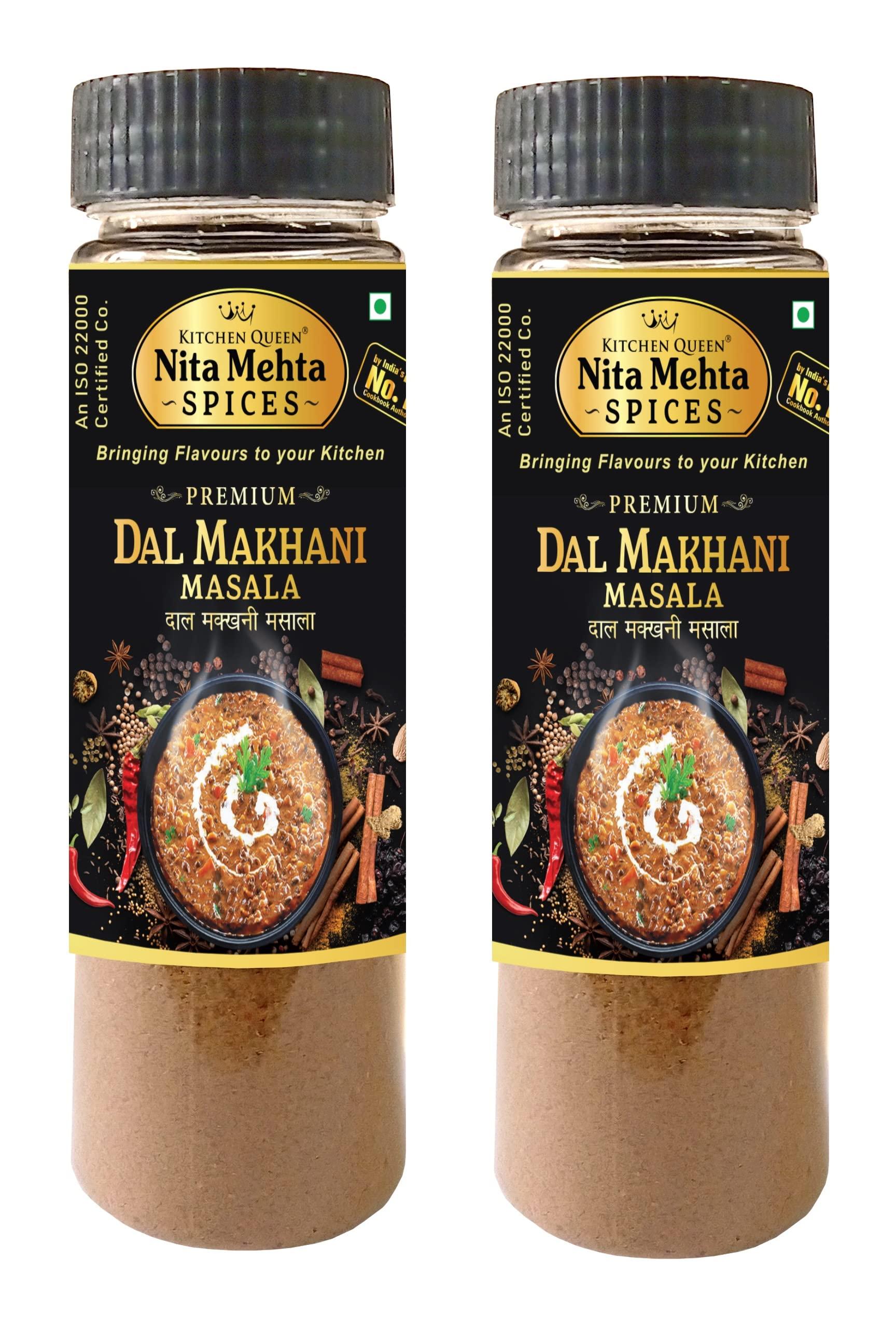 KITCHEN QUEEN NITA MEHTA KITCHEN QUEEN NITA MEHTA Premium Dal Makhani Masala 90g Each (Pack of 2) = 180g