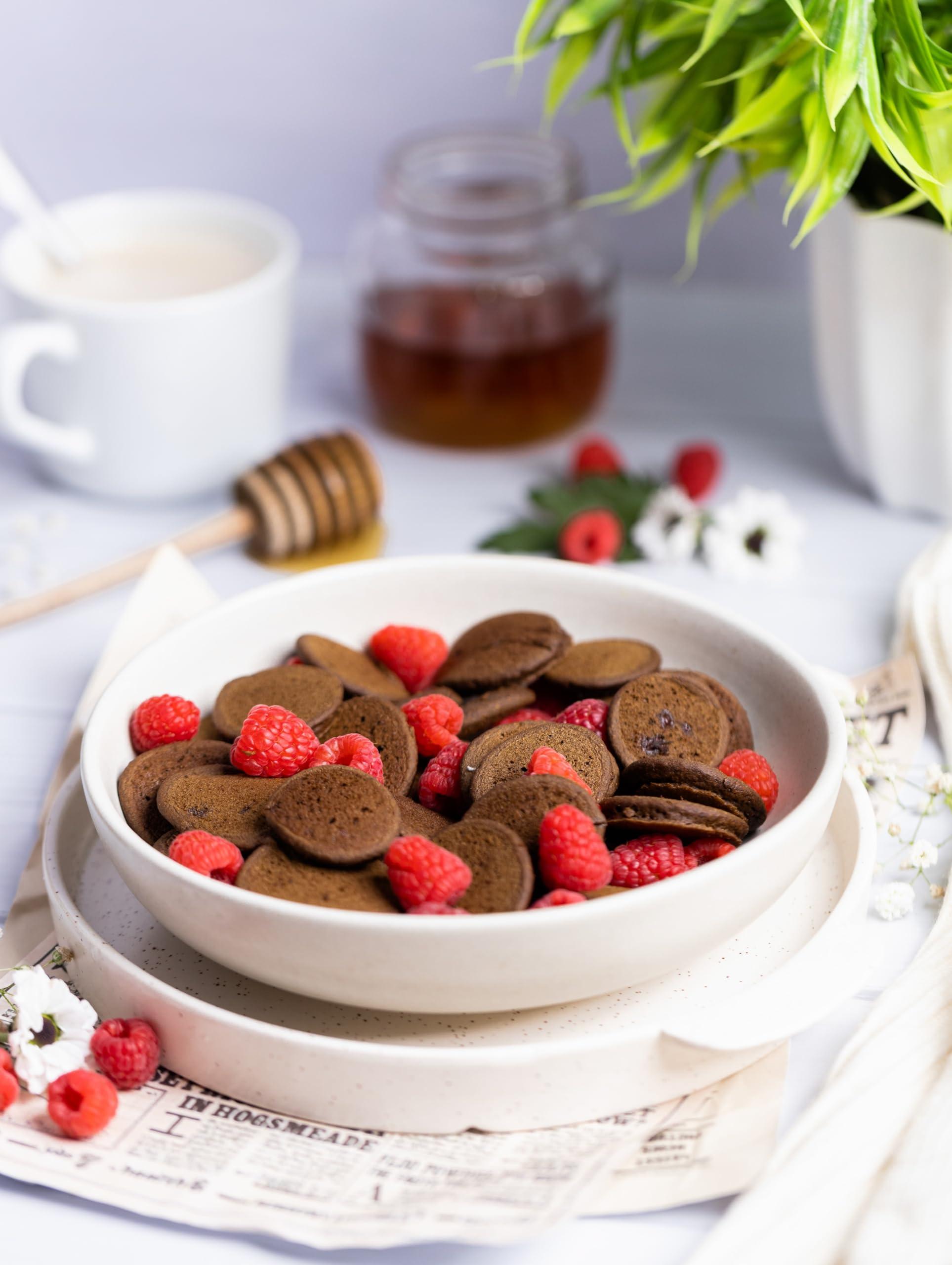 Treatfully Yours Treatfully Yours Chocolate Chips Pancakes Mix|Sweetened With Jaggery|No Maida|No Refined Sugar| Makes 8 Pancakes (Pack of 1, 160gm)