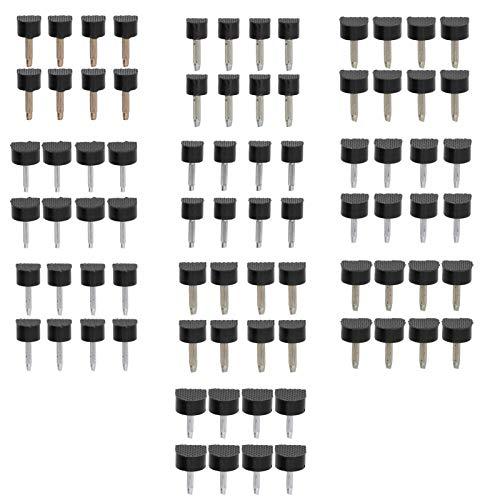 Velaurs Heel Repair Caps, Comfortable Heels Repair Tip, 80Pcs Durable Heel Stopper for Repairing Replacement