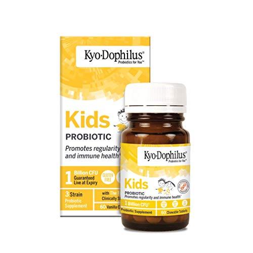 Kyolic Wakunaga - Kyolic, Kid's Kyo-Dophilus, Vanilla Chewable, 60 Tablets