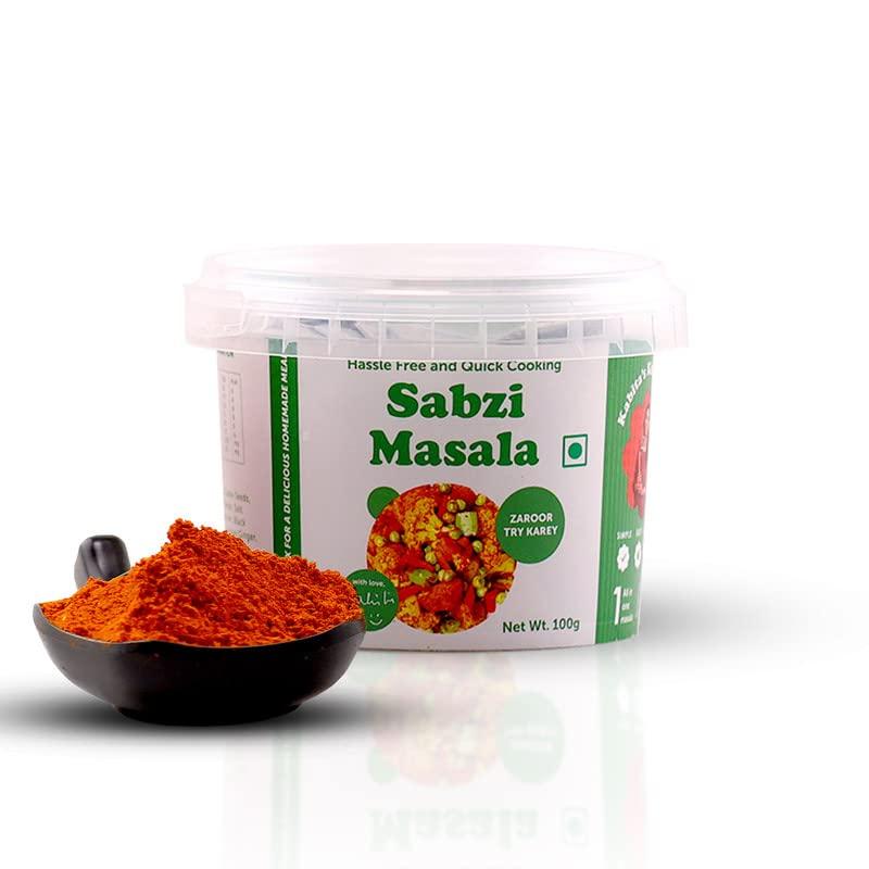 kabita's Kitchen - Simple Easy Authentic Kabita's Kitchen Sabzi Masala Powder Combo Pack | For Hassle Free Quick Cooking | Taste of Fresh Blended Spices | Wonderful Mix of Rich Flavour | No Preservatives & Additives | Pack of 3
