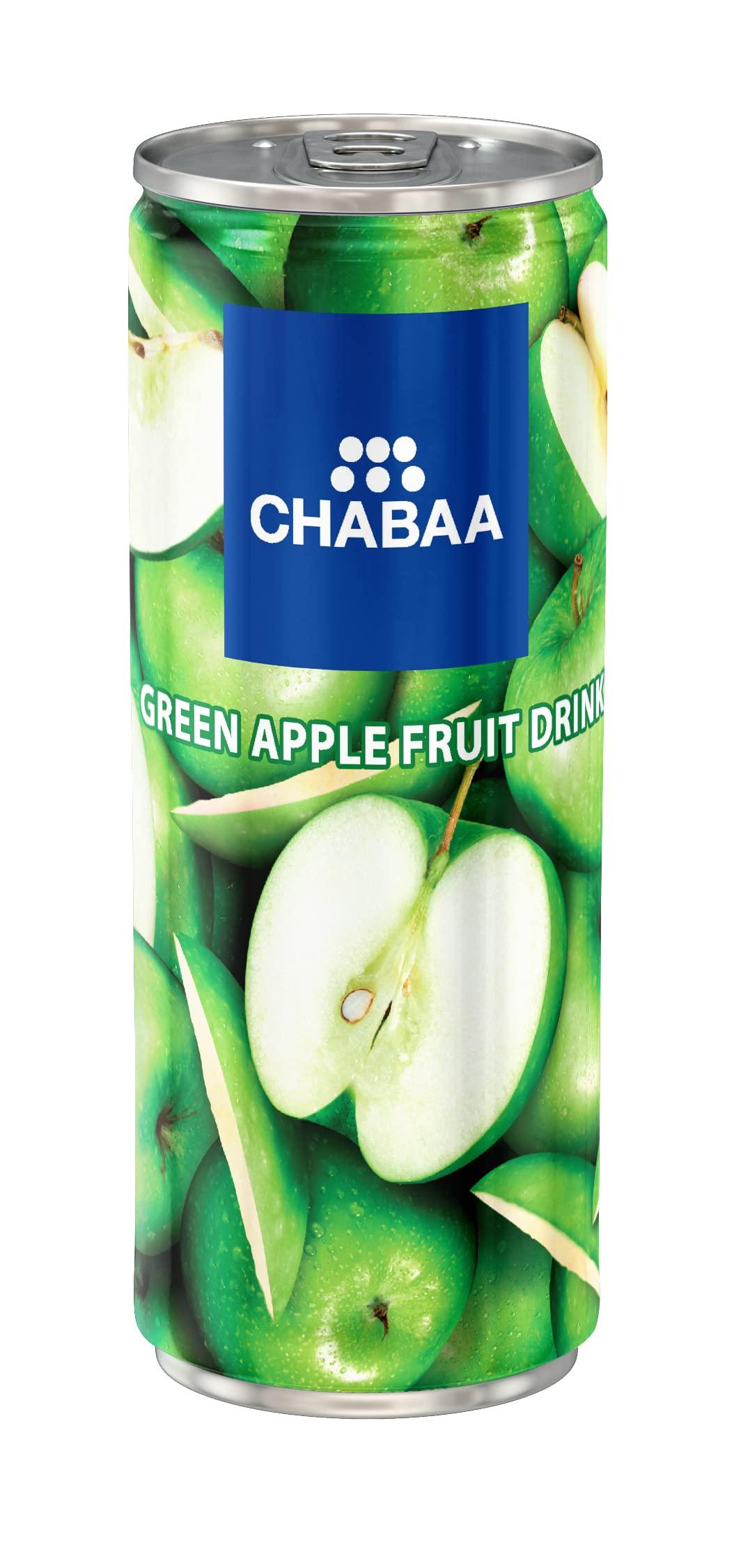 Chabaa Chabaa Green Apple Fruit Drink, 7.77 fl oz / 230 ml