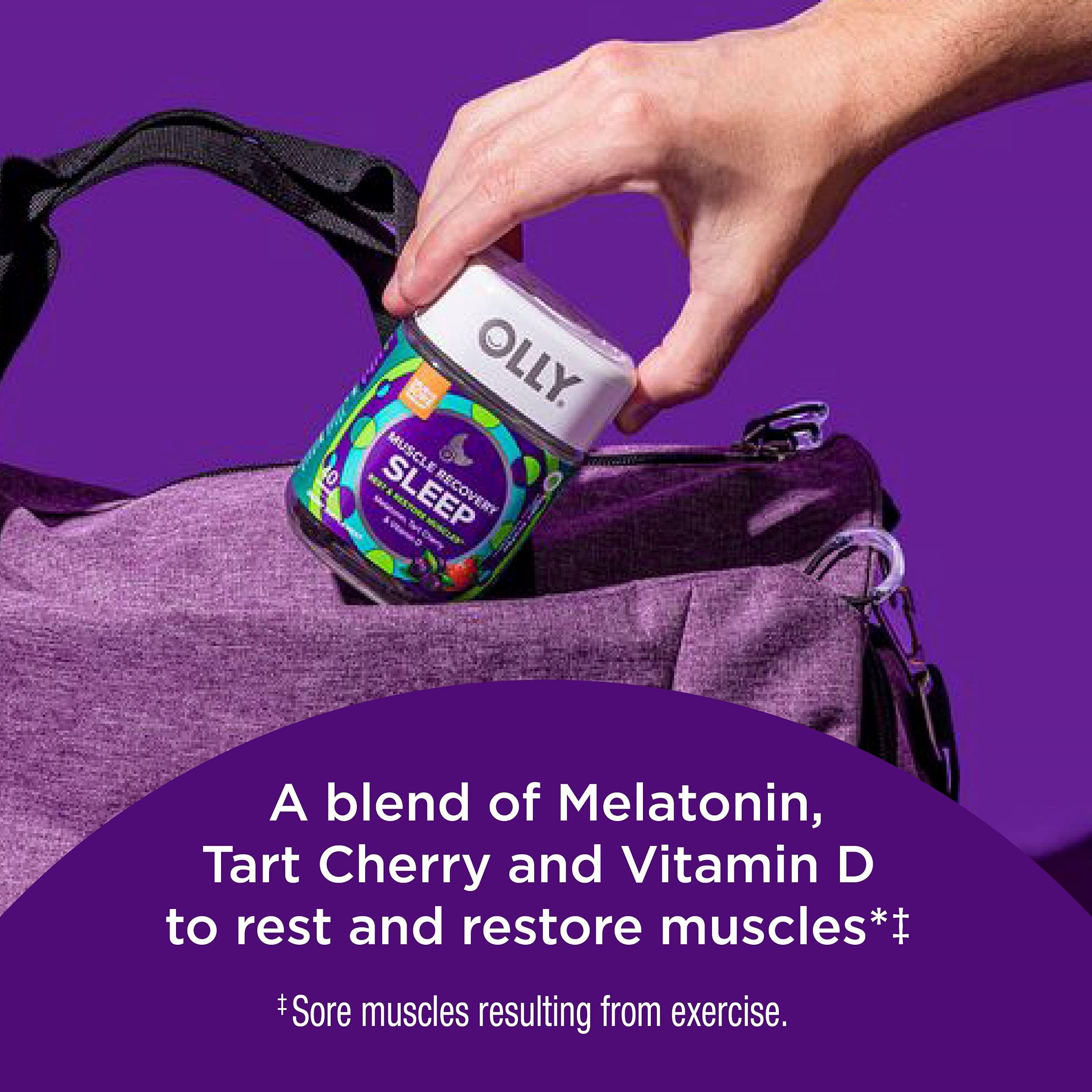 OLLY Olly Muscle Recovery Sleep Gummies Berry Flavor, 40 Count