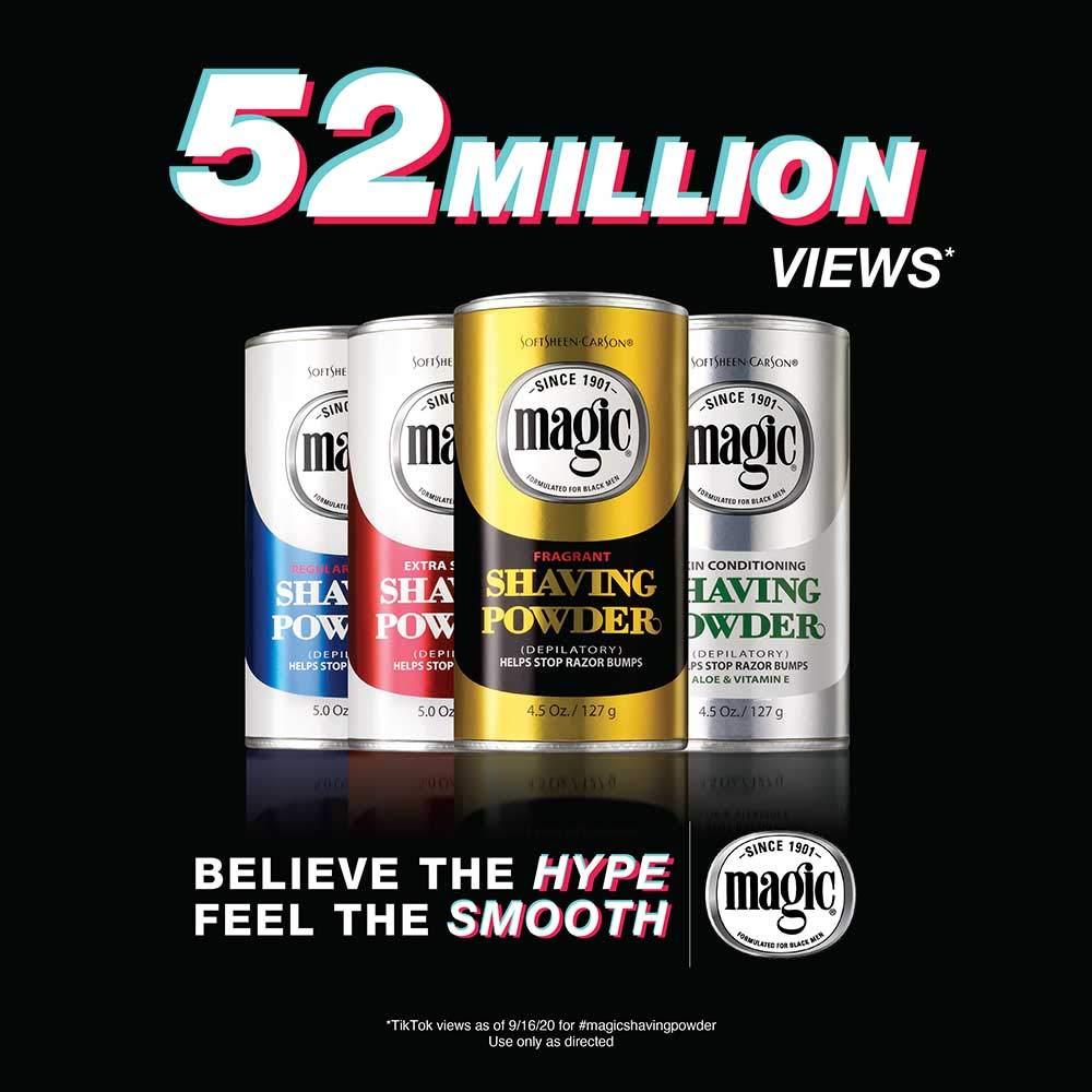 Magic Shave Soft Sheen Carson Magic Fragrant Shaving Powder