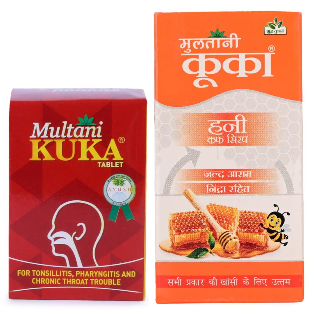 Multani Multani Kuka Tablet 100 Tablet & Multani Kuka Honey Cough Syrup 100 Ml | Combo Pack
