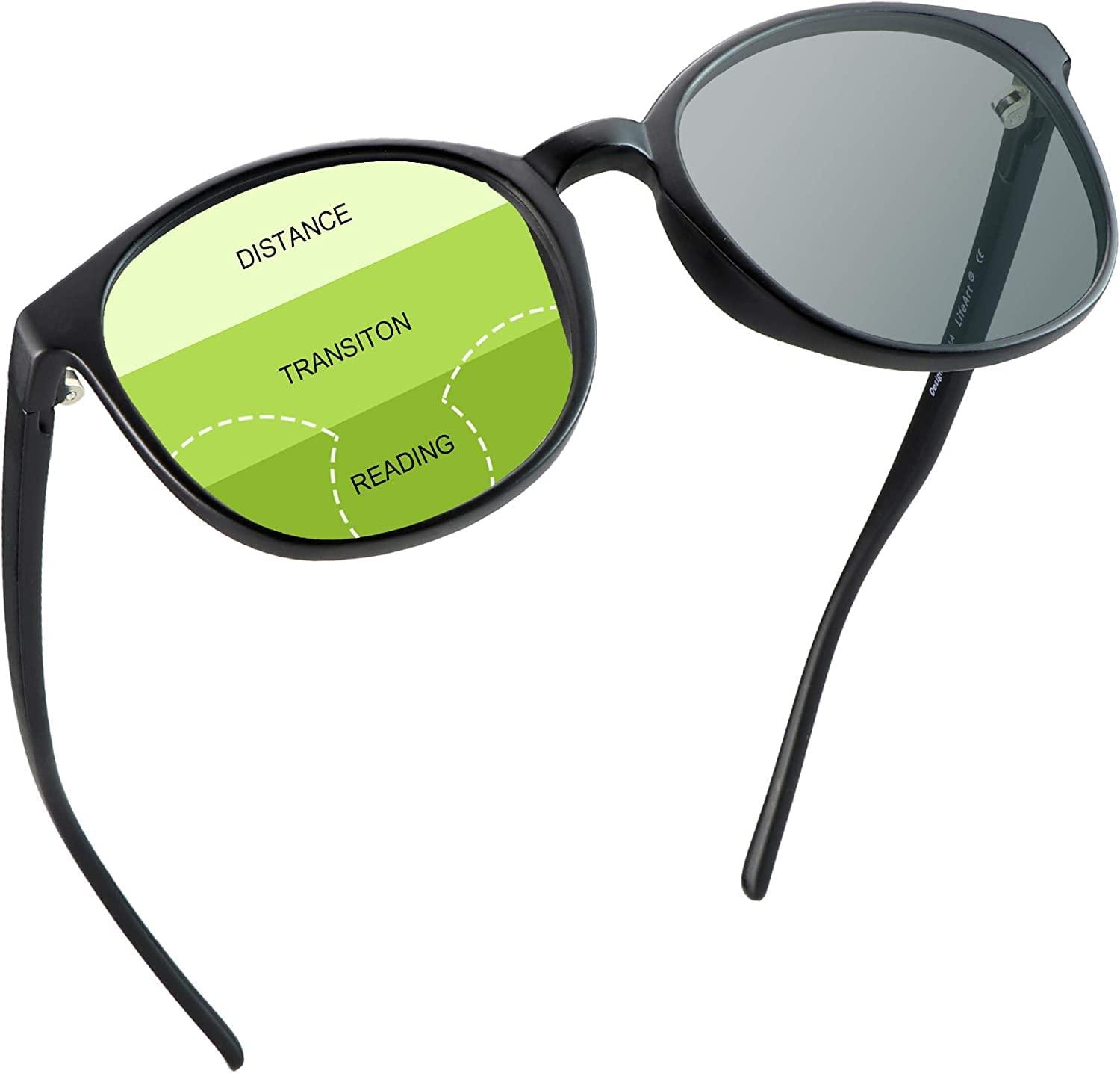 Eye 2 Eye Eye 2 Eye Photochromic Progressive Reading Glasses For Men Photochromic Glasses Distance 0 Reading 1.00 1.25 1.50 1.75 2.00 2.25 2.50 2.75 3.00 Blk Square 25 (Distance 0/ Reading +1.75)