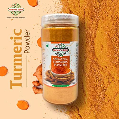 Nature's Spice - Pure as Nature Intended Nature's Spice Fresh Organic Turmeric Premium Haldi Powder 250g