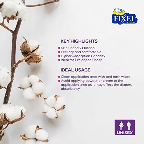 FIXEL FIXEL Adult diaper pants XXL Waist size 93-157 cm (37"62"),Unisex-Pack of 1(15 count)