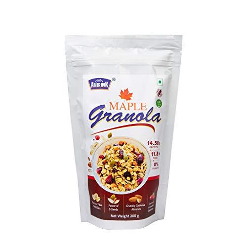 ANIRINK Anirink Gluten Free Vegan Maple Granola 200gm